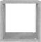 vidaXL - Wandschappen - kubus - 4 - st - 26x15x26 - cm - betongrijs