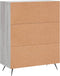 vidaXL - Dressoir - 69,5x34x90 - cm - bewerkt - hout - grijs - sonoma - eikenkleurig