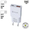 Muvit for Change HC-263 - Oplader - 18 W 30 W - Wit