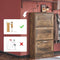 SoBuy FSR137-L-F - Schoenenkast - 3 Kleppen - Bruin