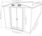 vidaXL - Tuinschuur - 257x990x181 - cm - gegalvaniseerd - staal - antraciet