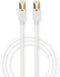 CAT6 Netwerkkabel - RJ45 Male - RJ45 Male - S/FTP - 0.50 m - Rond - LSZH / PVC - Wit - Window Box