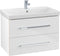 Villeroy & Boch Avento - Wastafelonderkast 760x520x447 - 2 lades - Crystal White