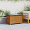 vidaXL - Tuinbox - 90x48x55 - cm - massief - eucalyptushout