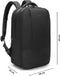 Tigernu Comfort laptop rugzak 15,6 inch - schooltas - dames en heren - anti diefstal rugzak - waterafstotend - zwart