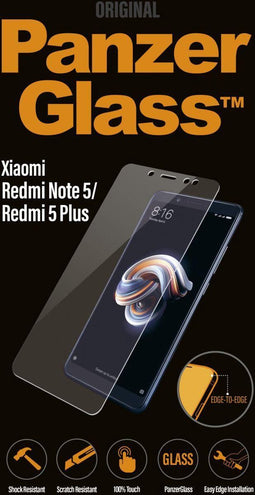 PanzerGlass Xiaomi Redmi Note 5 Edge To Edge Screenprotector