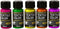 Textile Color, Diverse Kleuren, 50 ml, 5 Fles