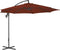 vidaXL - Zweefparasol - met - stalen - paal - 300 - cm - groen