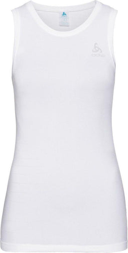 ODLO SUW Top Crew Neck Singlet - Performance Light - Ademend - White - Vrouwen - Maat XL