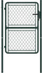 vidaXL - Poort - 100x150 - cm - staal - groen