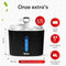 Vivex® Drinkfontein - Waterfontein voor Katten en Honden - Incl. 5 Filters en cleaning tool -