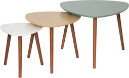 Design Atmosphera Miléo - Set van 3 bijzettafels - Multi