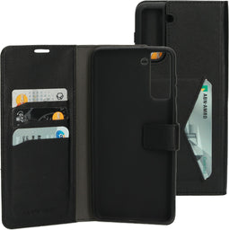 Mobiparts Galaxy S21 Plus - Classic Wallet Case - Ruimte voor pasjes - Zwart