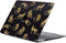 Lunso Geschikt voor MacBook Air 13 inch (2018-2019) cover hoes - case - Leopard Black