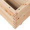vidaXL - Plantenbak - 60x60x49,5 - cm - massief - grenenhout