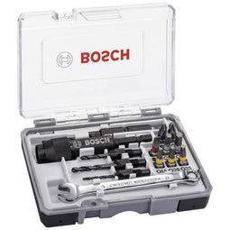 Bosch 20 deligeDrill and Drive Set - bitset - met HSS boren - schroefsleutel