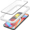 Spigen AGL03377 - AlignMaster Full Cover Glass - 9H gehard glas - Zwart (2 stuks)