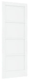 vidaXL - Interieurdeur - 'ORKDAL'Wit - 78x202x4 - cm - Massief - Houten - Vuren