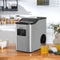 Coast Nugget Ijsblokjesmachine - Crushed Ice Maker - 24 kg/dag - 2,5L Watertank - Zilver - 38,5 x 24 cm