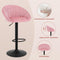 WOLTU BH428rs-1 - Barkruk - hoogte verstelbaar draaibaar - velvet roze - max 150