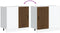 vidaXL - Keuken - onderkast - Kalmar - bewerkt - hout - bruin - eikenkleur