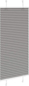 vidaXL - Plissé - rolgordijn - 60x150 - cm - stofbreedte - 59,4 - cm - antraciet