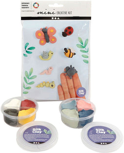 Creotime Silk Clay - Mini Creative Kit - Insecten, 1 set