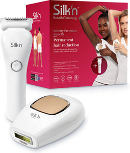 Silk'n Ontharingsapparaat - Infinity Premium Smooth Set - IPL - voor alle huidskleuren - Sinterklaas cadeau - Wit