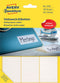 Avery Zweckform - Etiket az 3329 76x39mm wit 192 stuks