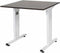 Verstelbaar Bureau - 80x80 logan - wit frame