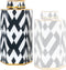 Richmond Pot Arto groot goud (Black/white)