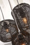 GOOD&MOJO Hanglamp Tanami - Rotan Zwart - 3L - Modern - Hanglampen Eetkamer, Slaapkamer, Woonkamer