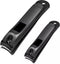 Podec nagelknipper set 2 stuks zwart – vingernagels en teennagels – rvs