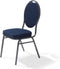 Essentials Banket stoel Palace blauw - set van 10 - brandvertragend 44x52x95cm (LxBxH) - schuimvulling