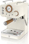 Swan Nordic Espressomachine - Creme - met Stoompijpje