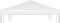 vidaXL - Prieeldak - 270 - g/m² - 3x3 - m - wit