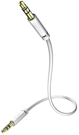 Inakustik 0031010075 - Jackplug Audio Aansluitkabel - 3,5 mm verguld - Wit