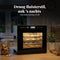 Fornello Voedseldroger - Dehydrator - Digitale bediening - RVS / Zwart