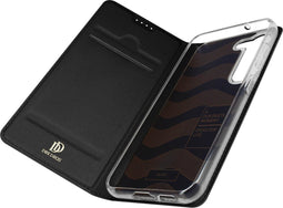 Dux Ducis Skin Pro Hoesje Geschikt voor Samsung Galaxy S23 Portemonnee Zwart