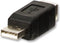 Lindy 71231 - USB 2.0 Adapter - USB-A 2.0 stekker naar USB 2.0 bus B - Zwart