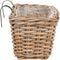Kubu Rotan Hangende Plantenbak - 60x20x23 cm - Natuurlijk Afgewerkt - Donkerbruin