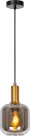 Lucide JOANET - Hanglamp - Ø 16 cm - 1xE27 - Dimbaar - Fumé