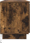 vidaXL - TV-meubel - Gerookt - Eiken - 100x38x49 - cm - Massief - Hout