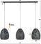 3L Armor ovaal Hanglamp - excl led lampen - E27 - Donker Bruin