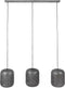 3L Etch Hanglamp - excl led lampen - E27 - Oud Zilver