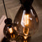 3L Nugget shaded Hanglamp - excl led lampen - E27 - Oud Zilver