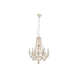 Plafondlamp Home ESPRIT Lichtbruin Metaal Ijzer Pijnboom 25 W 57 x 28 x 57 cm
