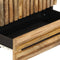 vidaXL - Hoge - kast - 60x34x100 - cm - massief - ruw - mangohout