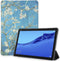 iMoshion Tablet Hoes Geschikt voor Huawei MediaPad M5 Lite 10.1 inch - iMoshion Design Trifold Bookcase - Groen / Meerkleurig /Green Plant