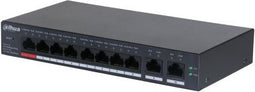 Dahua CS4010-8ET-110 - Managed Switch - 8x PoE 110W - 2x 1Gbps 8x 100Mbps